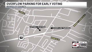 VIDEO: Moncks Corner early voters to see dedicated overflow parking at polling place