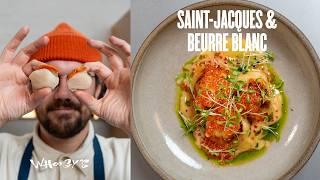 Saint-jacques & beurre blanc  Une entrée parfaite pour les fêtes