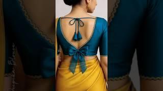 Beautiful sleeve design and blouse designs #blousedesign  #shortfeed  #trend #fashion #viral