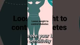 Loose Weight To Control Diabetes