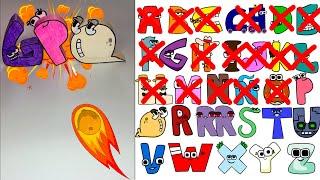 Paper SPANISH Alphabet Lore BOWLING A - Z