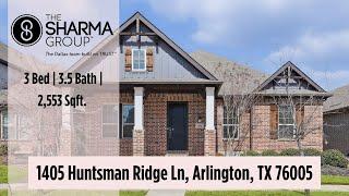  Living in Viridian | 1405 Huntsman Ridge Ln Arlington, TX | Stunning One-Story David Weekley Home