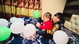 Muhammad Shahzain Ki birthday ..Bacha Parti k sath Mil kar Cake Cut kiaya…  ️