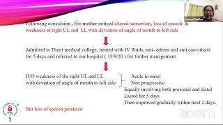 Postgraduate Clinics No. 1 - Hemiplegia - Prof. Leema Pauline, Dr. Balasubramanian, Dr. Rajkumar