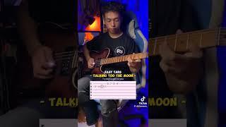 TALKING TO THE MOON [easy tabs] #shorts #shortvideo #reels #foryou #guitarcover #fingerstyleguitar