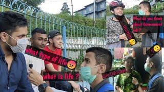 Asking youth about life // government job in kalimpong //