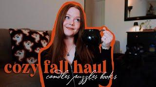 Cozy Fall Haul ️Books, Candles, Puzzles, Thrifted Finds + More!