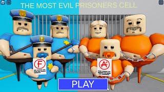 Police FAMILY BARRY Vs Prisoners FAMILY! New Obby Full Game #roblox