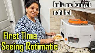 My Indian Mom's First Reaction to Rotimatic | Will She Like it?