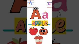 Free worksheet with Alphabet lessons for kids | A for Apple, Apricots, Ant| #education #abc