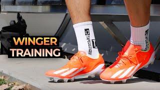 Individual Winger Shooting Session in adidas X Crazyfast +