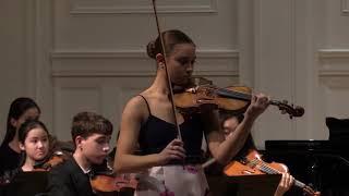 Vivaldi Winter. Irina Casasnovas violin. MIC Academy Orchestra, Jim Setapen conductor.