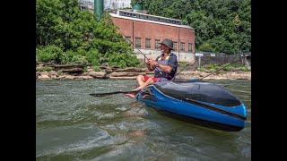 Carbon Fiber Fishing Kayak by Apex Watercraft on Water Demonstration- Freshwater