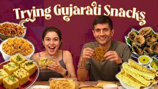 Trying Gujarati Snacks! || State On My Plate!