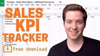 Simple Way to Start Measuring Sales KPIs + Document Template