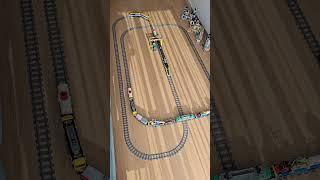 LEGO train drama: minor collision at the crossing, but the journey continues!