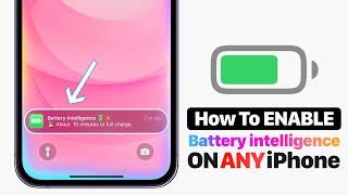 ENABLE Battery intelligence on ANY iPhone!