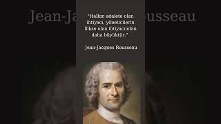 Jean-Jacques Rousseau ve adalet#felsefe#filozof#edebiyat#tarih#youtubeshortsvideo#psikoloji#adalet