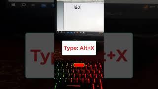 Ms word symbol tricks #msword #shorts