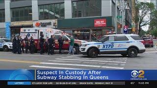 Suspect In Custody After Subway Stabbing In Queens