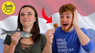 Americans Try Dutch Food | Smile Squad Comedy