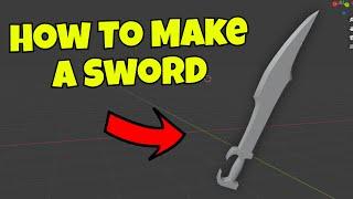 How To Make A Sword In 10 Minutes | Blender