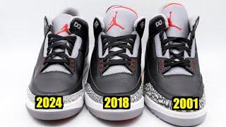 2024 Air Jordan Black Cement 3! Early Review & Comparison!