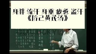 倪海厦：胖、流汗、身重、盗汗、疲惫、怕风《防己黄芪汤》