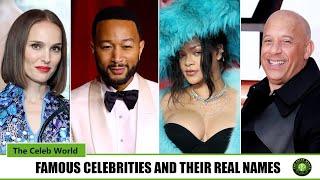 Top 15 Famous Celebrities and Their Real Names | Celeb World