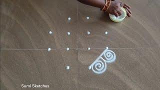 Karthigai 11th Day || Tuesday Pooja room Kolam || @SumiSketches