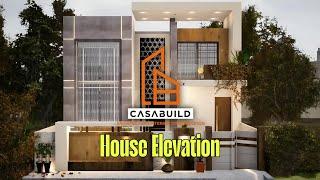 Stunning House Elevation 3D Render | Casabuild Architects, #houseelevation #casabuild