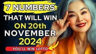 Lucky Numbers: 7 NUMBERS MOST LIKELY TO APPEAR ON 20TH NOVEMBER 2024 | Buddhist Teachings