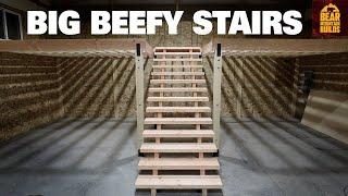 Beefy Custom Laminated Staircase | Loft Build Part 2