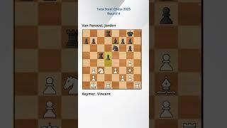 Keymer, Vincent vs Van Foreest, Jorden | Tata Steel Chess 2025 | Round 4#TataSteelChess2025 #chess