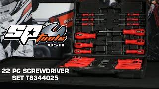 SP Tools USA Screwdriver Set 22PC - T834025