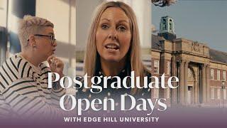 Postgraduate Open Days at Edge Hill University