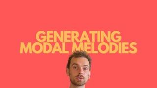 Generating Modal Melodies In Bitwig Clip View