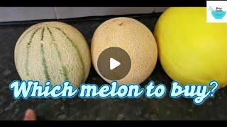 How to choose water melons canatoloupe galia honeydew melon santa claus