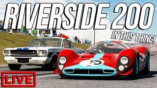 Powersliding A 60's Ferrari For 200 Miles | SROL RIVERSIDE 200