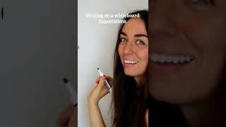 Writing on a Whiteboard Expectations #shorts