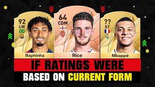 IF RATINGS Were Based on CURRENT FORM! ft. Rice, Raphinha, Mbappe…