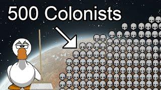 I Beat Rimworld With 500 Colonists. It Didn't Go Well...