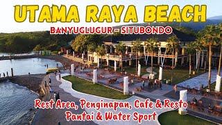 UTAMA RAYA BEACH Situbondo // Wajib Kesini !! Rest Area Super Lengkap Fasilitasnya