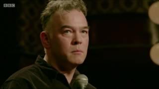 Stewart Lee playing the room as it's dealt