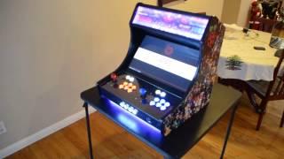 Raspberry Pi 3 RetroPie Bar Top Arcade Cabinet Build Rey's 128 GB image Finished!