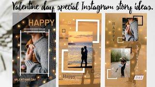 Valentine's  day special instagram story ideas .