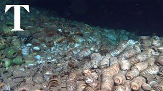 Two ancient shipwrecks filled with porcelain discovered in South China Sea