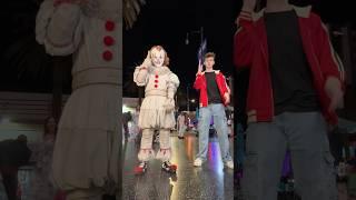 Pennywise dances with @merrickhanna #halloween #shorts #dance