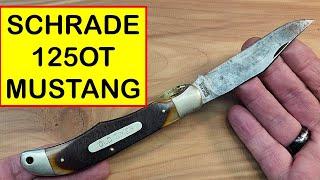 DISCUSSING THE SCHRADE 125OT MUSTANG FOLDING HUNTER @bigjsknives