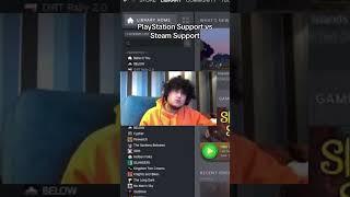 PlayStation Support vs Steam Support  #playstation #steam #skit